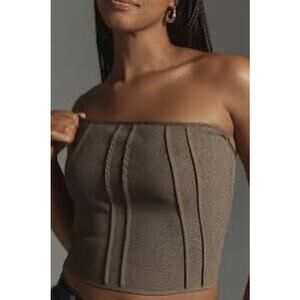 Pilcro Corset Sweater Top